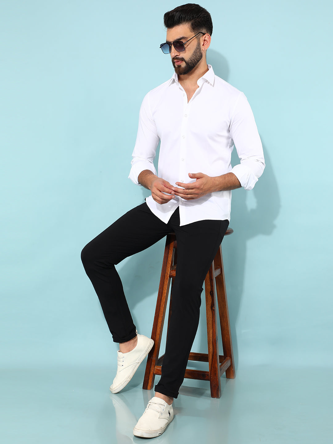 White Shirt-Men Shirts-Crimsoune Club