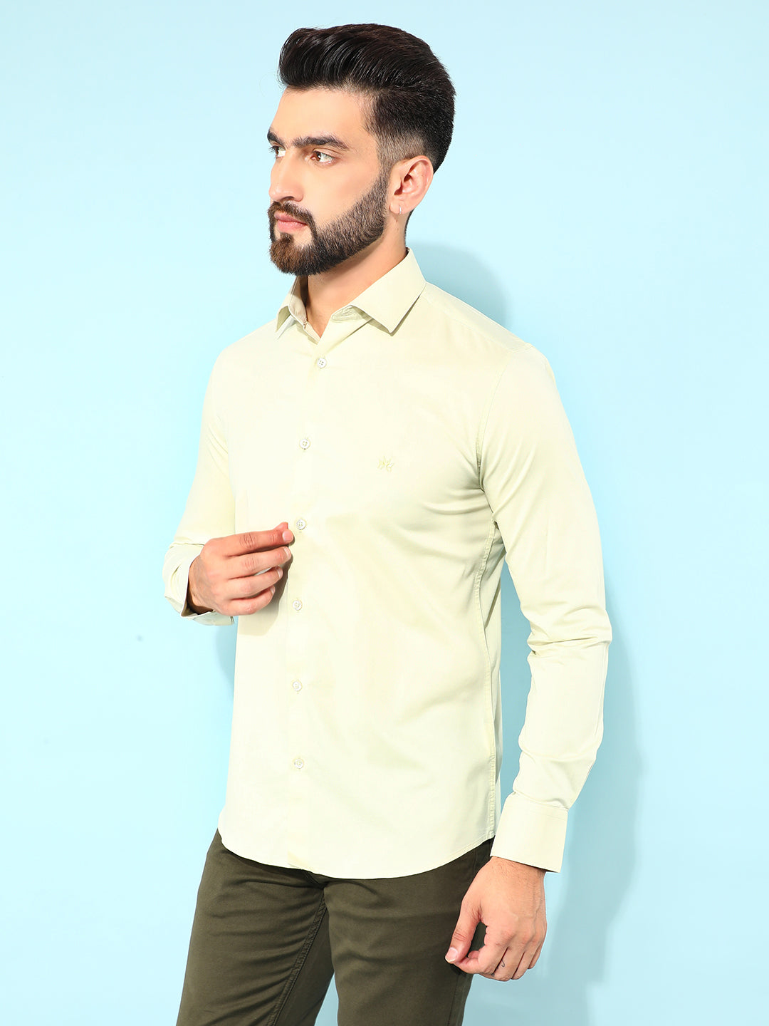 Green Shirt-Men Shirts-Crimsoune Club