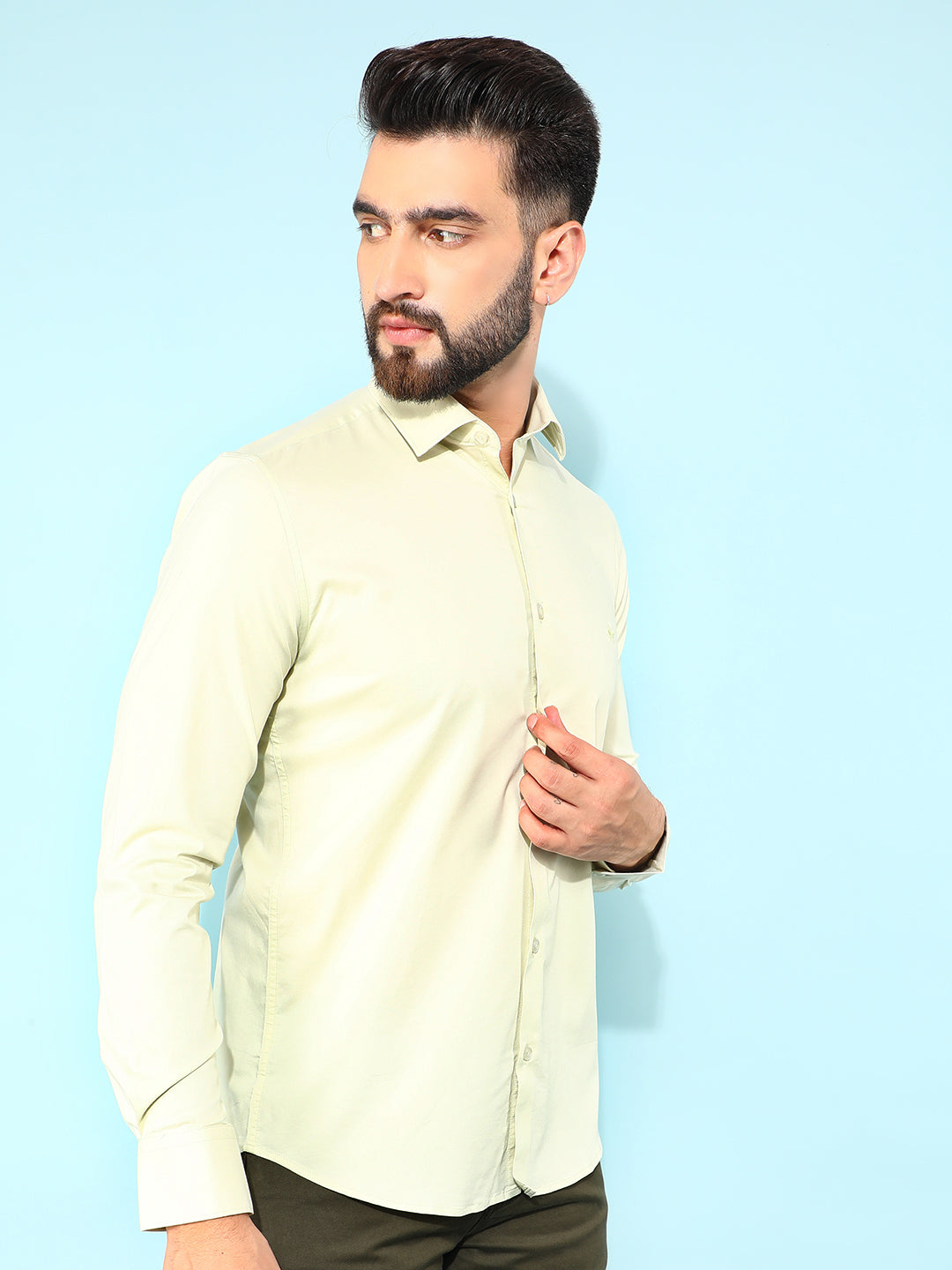 Green Shirt-Men Shirts-Crimsoune Club