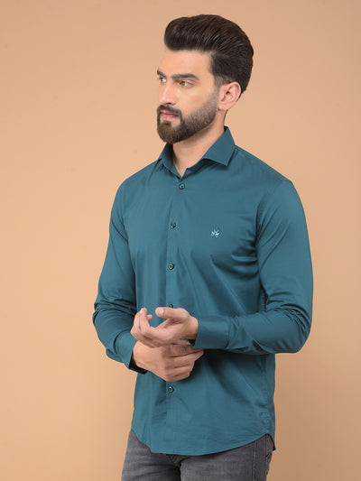 Green Shirt-Men Shirts-Crimsoune Club