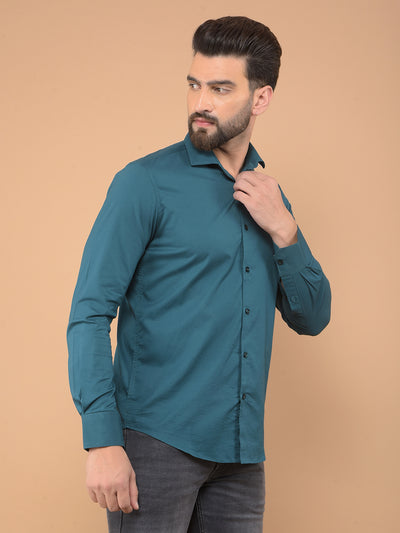 Green Shirt-Men Shirts-Crimsoune Club