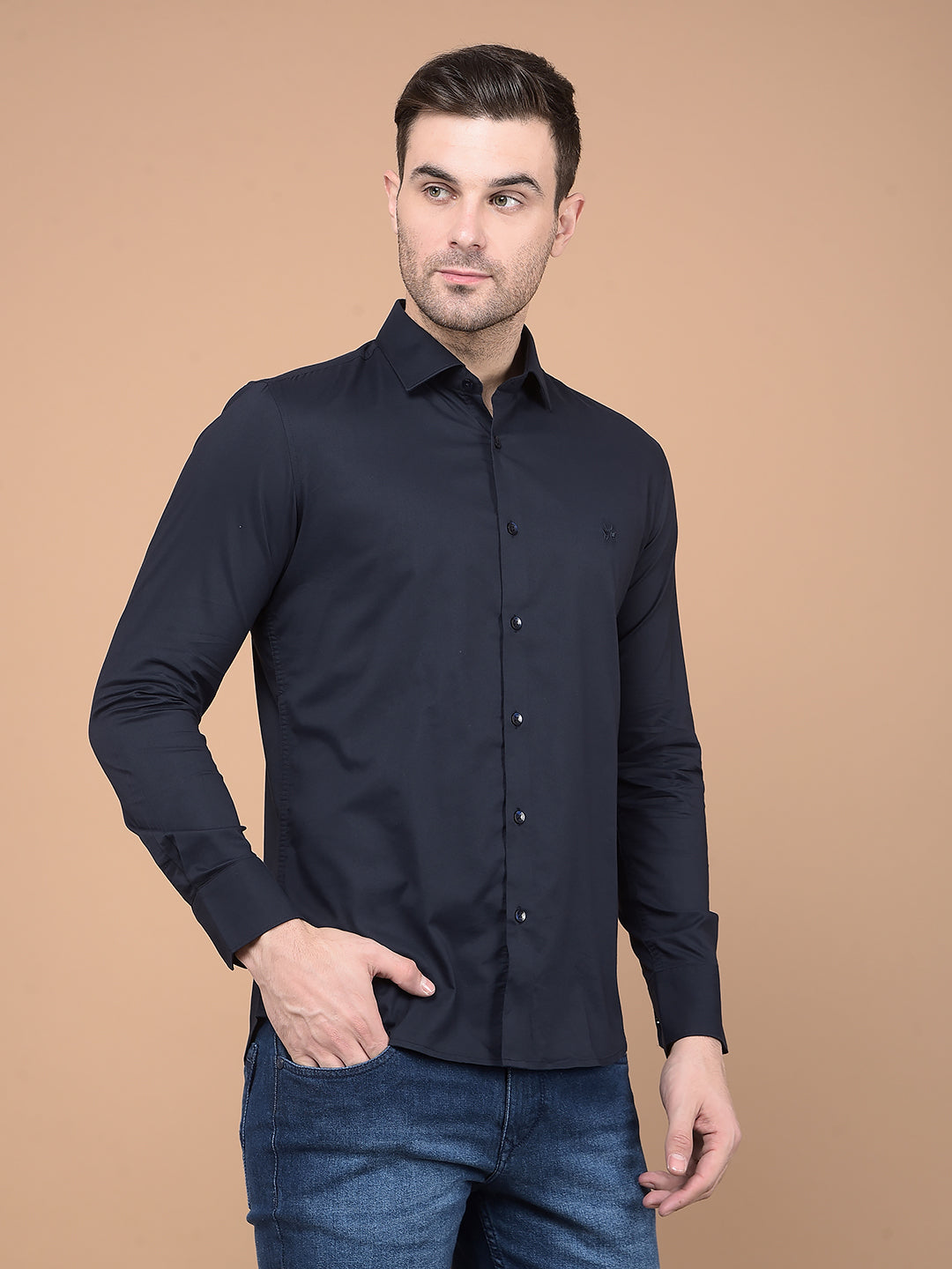 Navy Blue Shirt