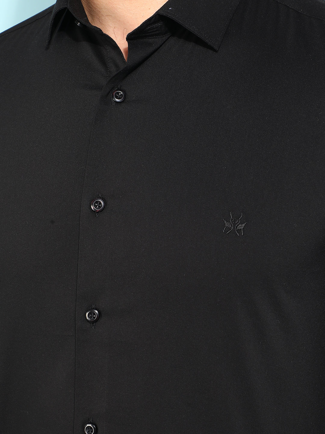 Black Shirt-Men Shirts-Crimsoune Club