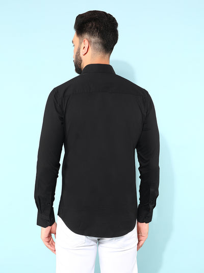 Black Shirt-Men Shirts-Crimsoune Club