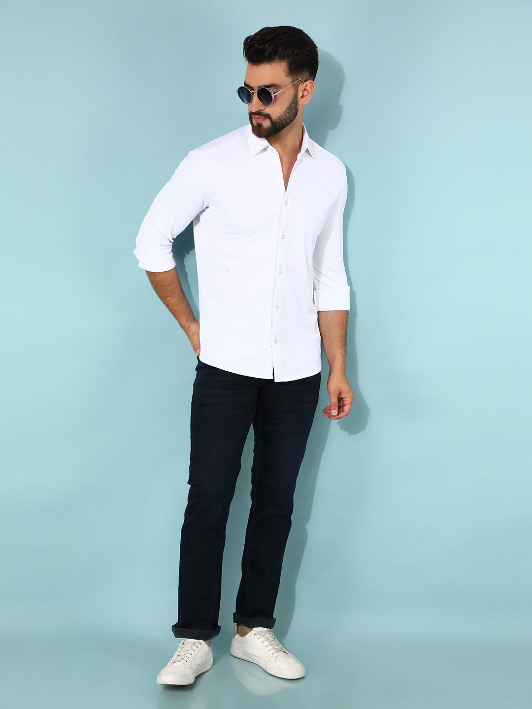 White Shirt-Men Shirts-Crimsoune Club