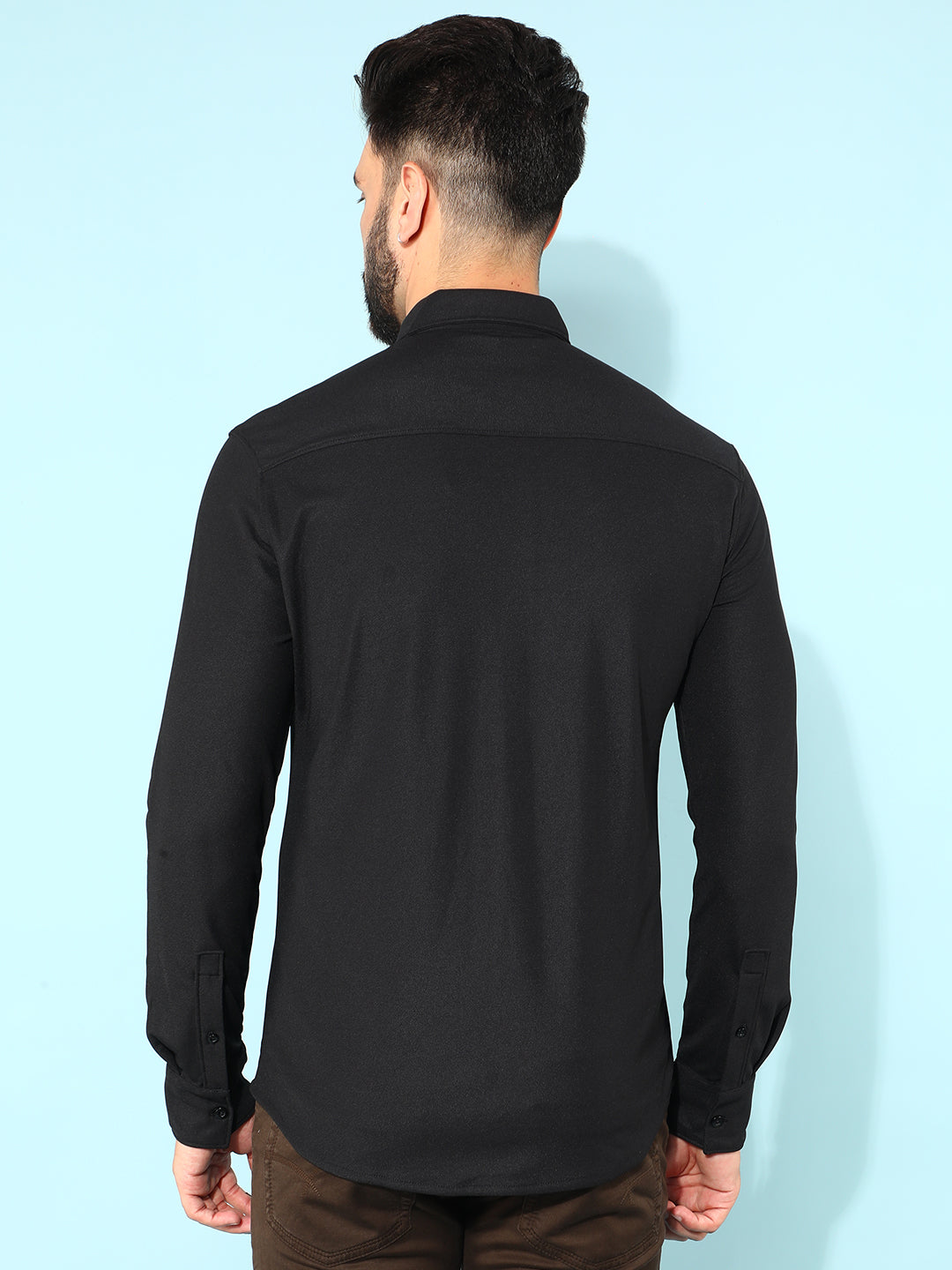 Black Shirt-Men Shirts-Crimsoune Club