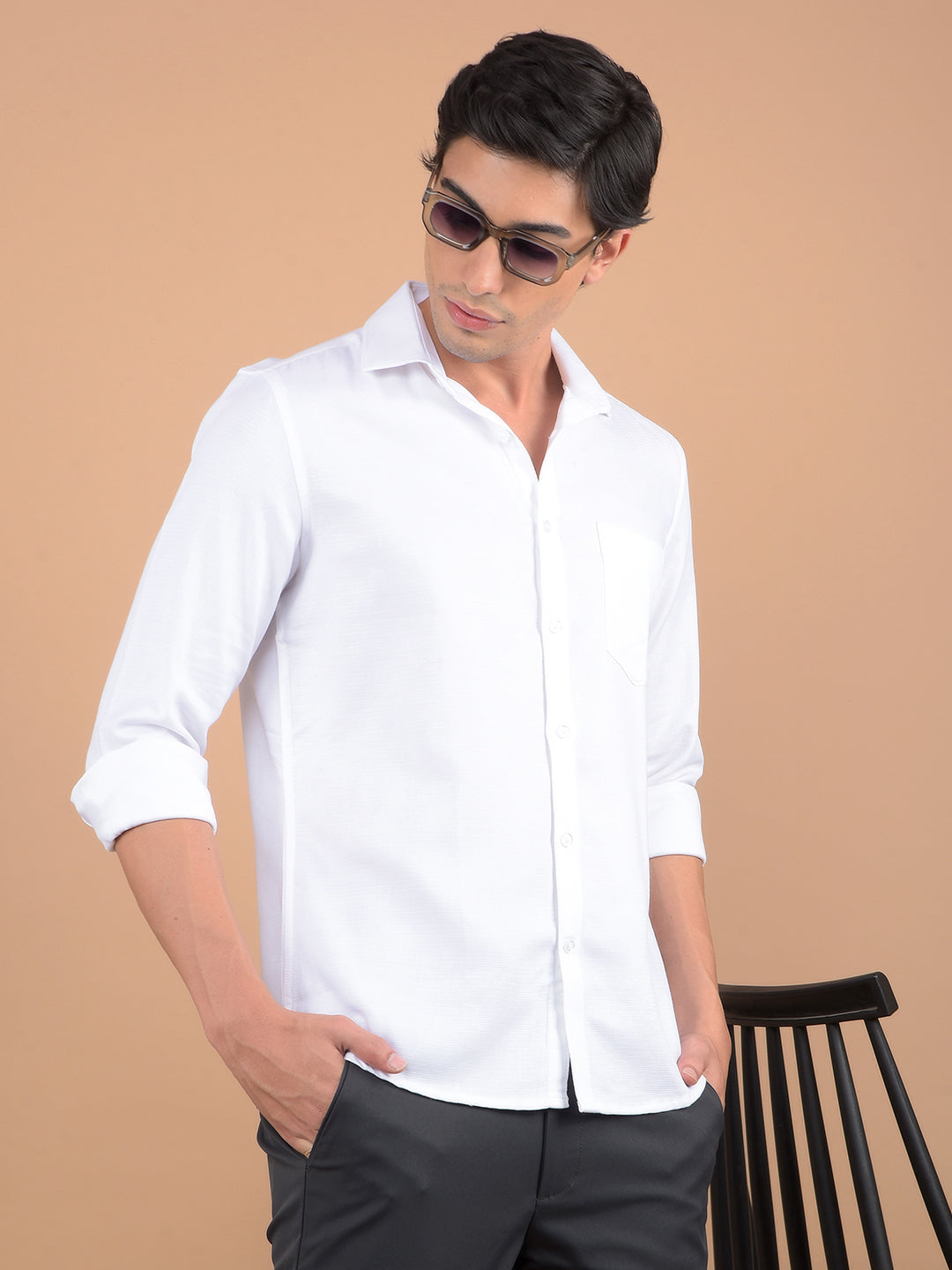 White Shirt-Men Shirts-Crimsoune Club