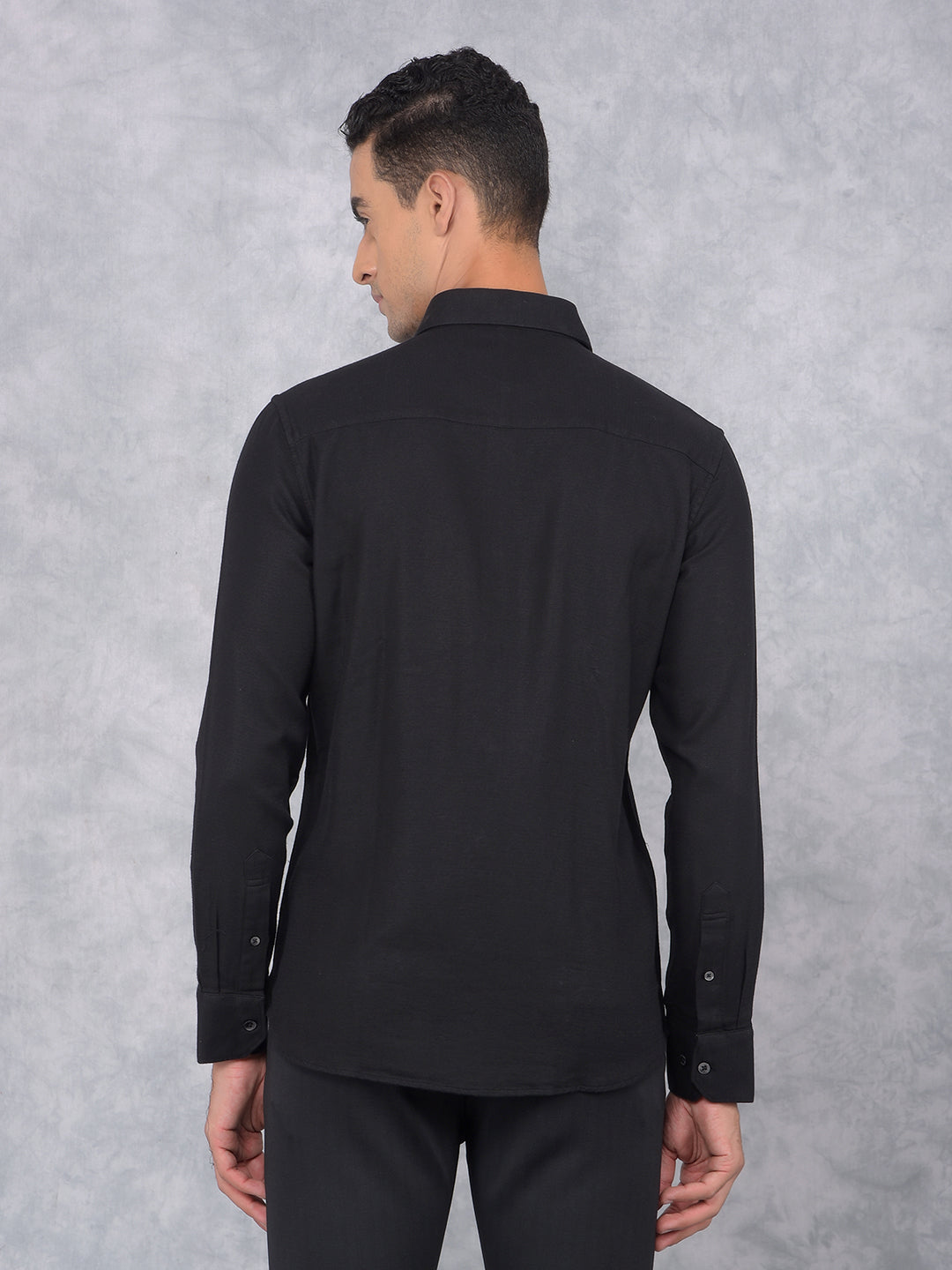 Black Shirt-Men Shirts-Crimsoune Club