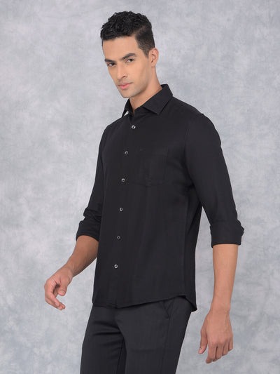 Black Shirt-Men Shirts-Crimsoune Club