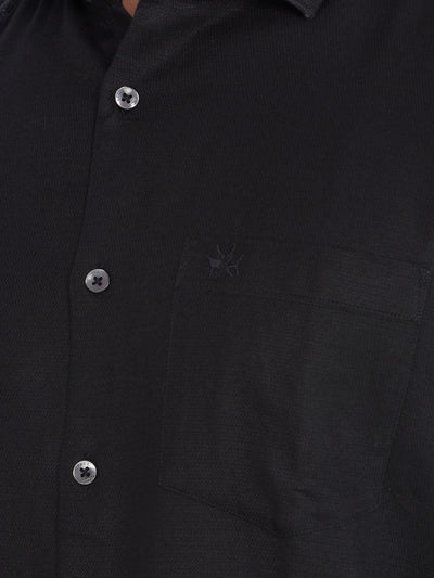 Black Shirt-Men Shirts-Crimsoune Club