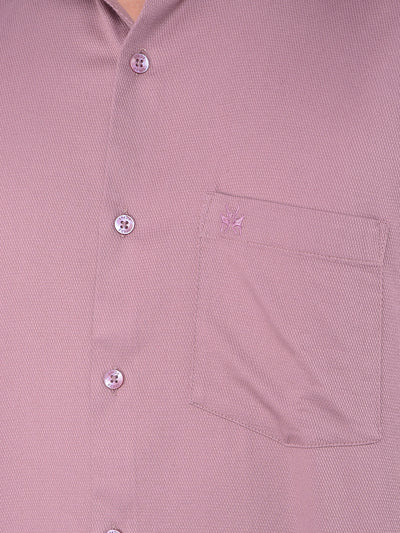 Pink Knitted Shirt-Men Shirts-Crimsoune Club