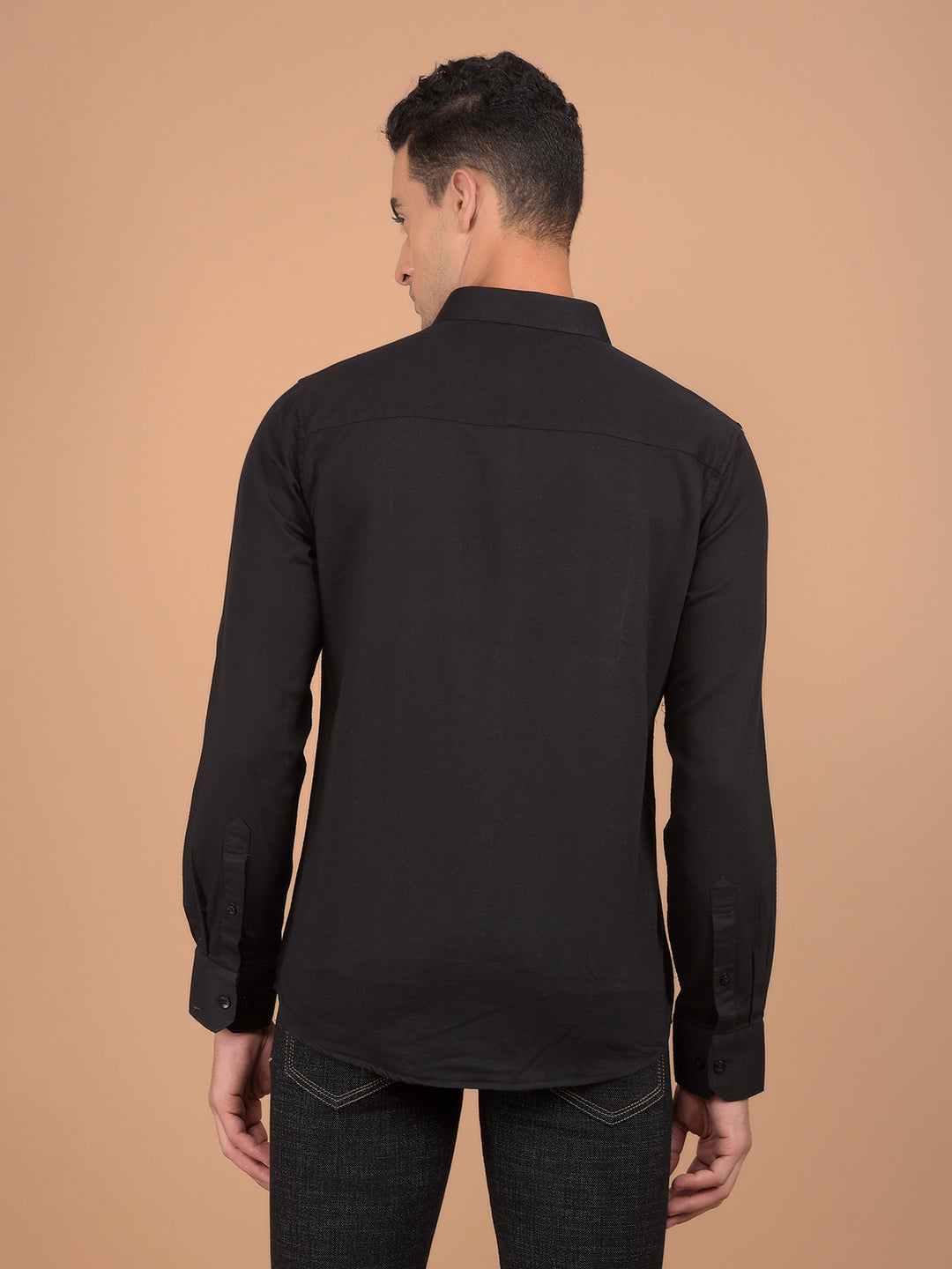 Black Shirt-Men Shirts-Crimsoune Club