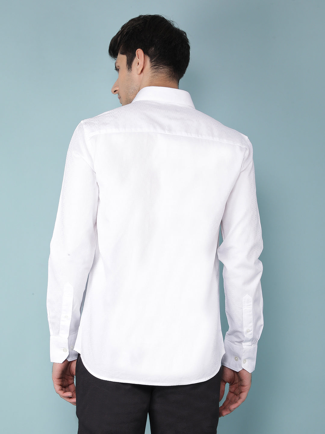 White Printed Shirt-Men Shirts-Crimsoune Club