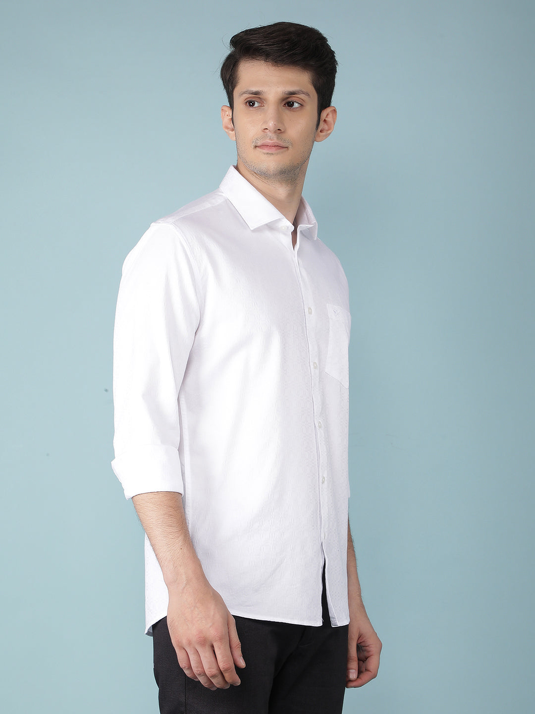 White Printed Shirt-Men Shirts-Crimsoune Club