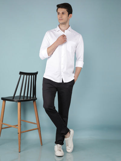 White Printed Shirt-Men Shirts-Crimsoune Club