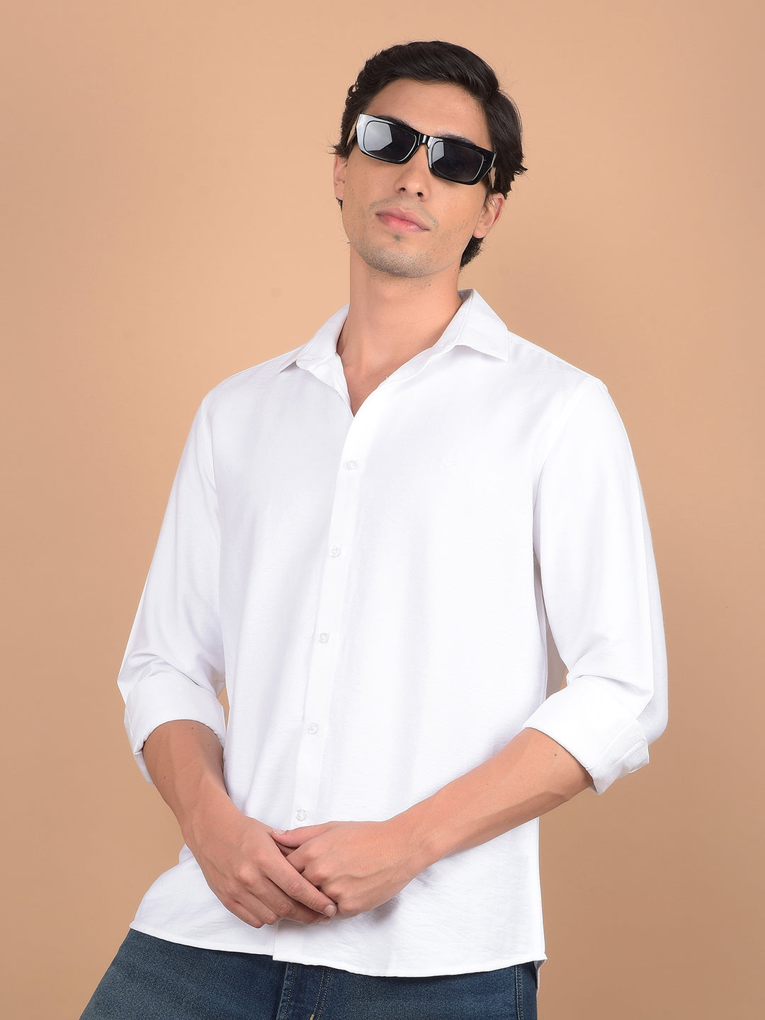 White Shirt-Men Shirts-Crimsoune Club