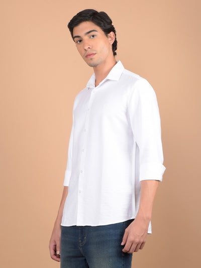 White Shirt-Men Shirts-Crimsoune Club