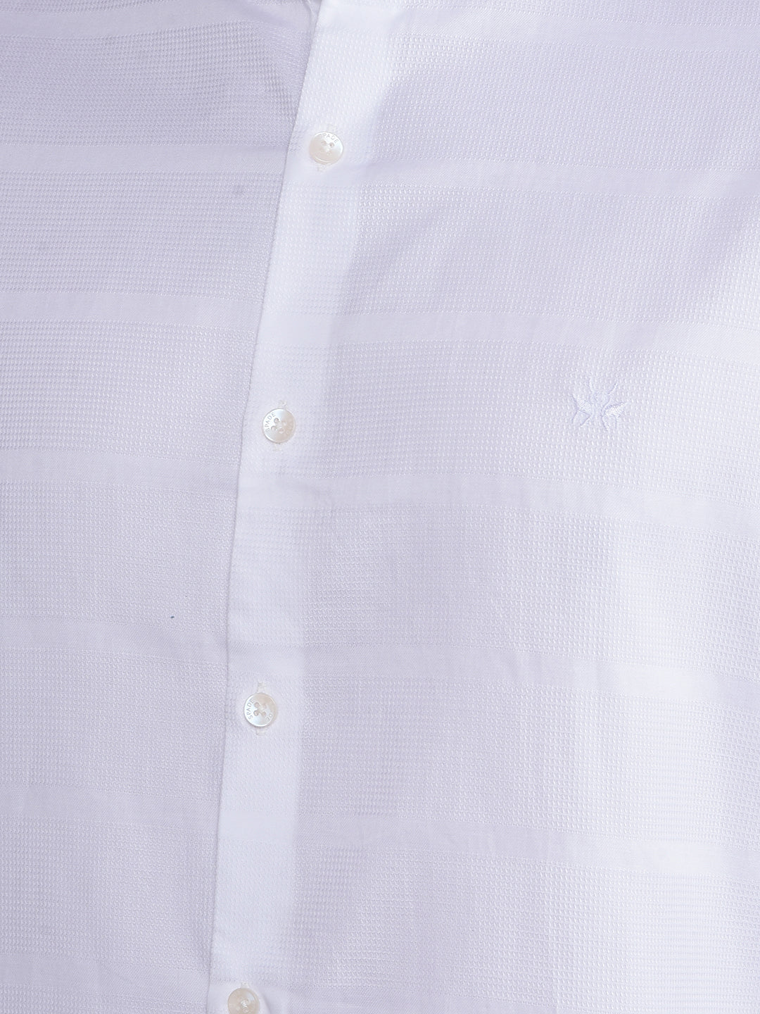 White 100% Cotton Knitted Shirt