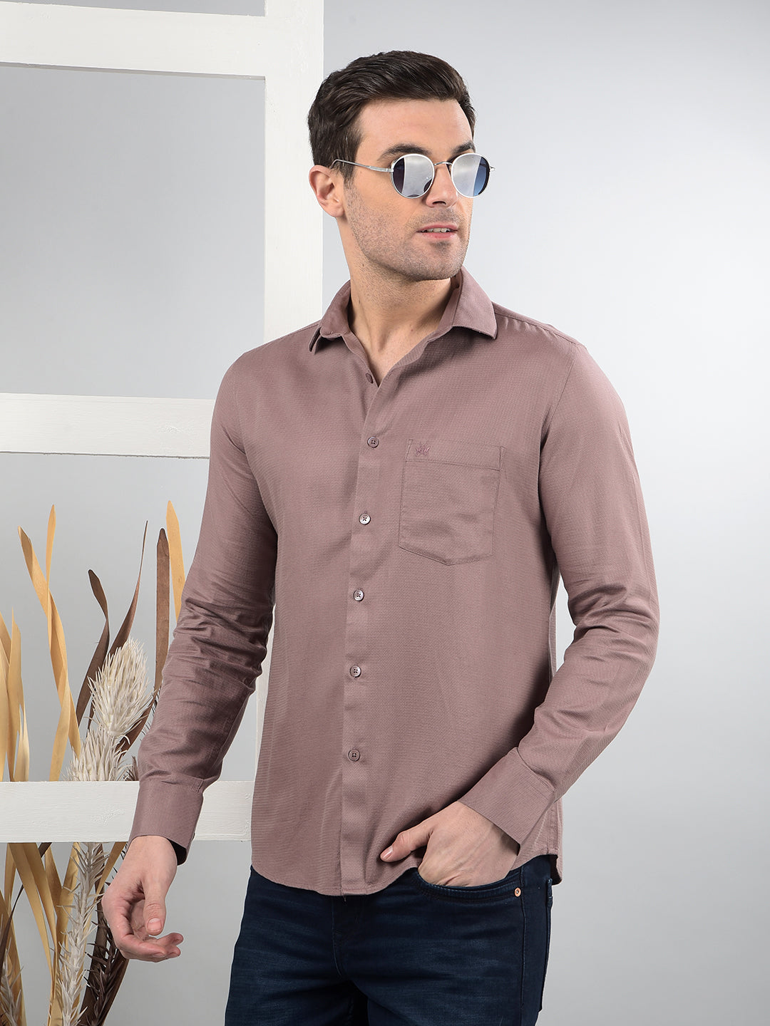 Pink Shirt-Men Shirts-Crimsoune Club