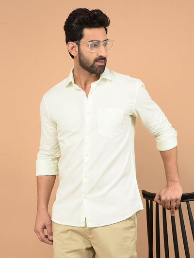 Green Printed Shirt-Men Shirts-Crimsoune Club