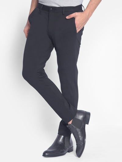 Black Trousers-Men Trousers-Crimsoune Club