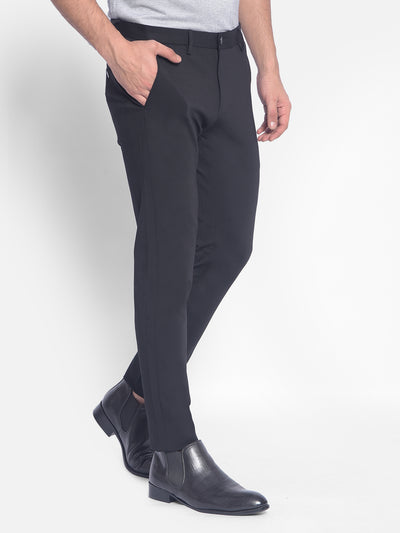 Black Trousers-Men Trousers-Crimsoune Club