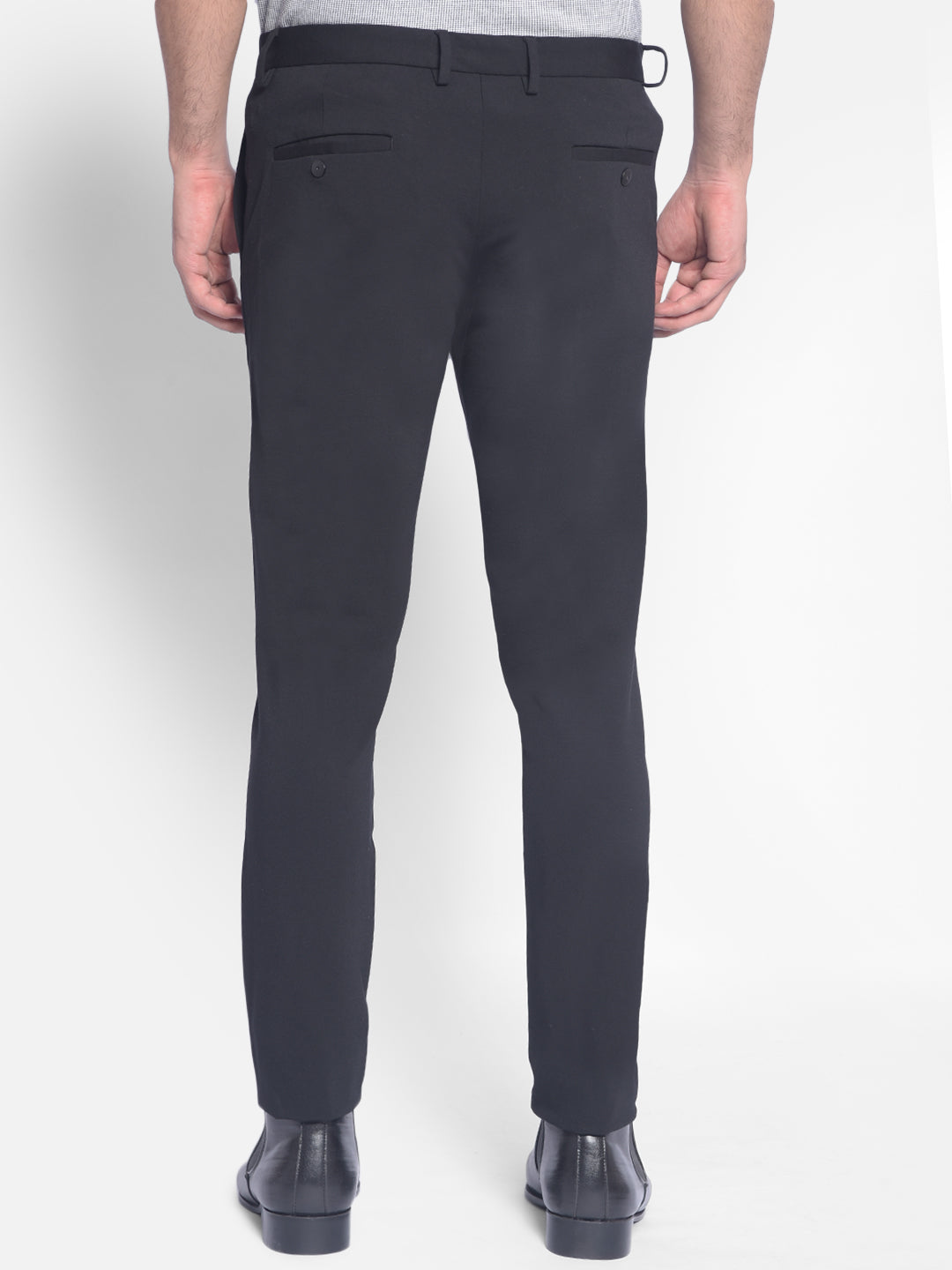 Black Trousers-Men Trousers-Crimsoune Club