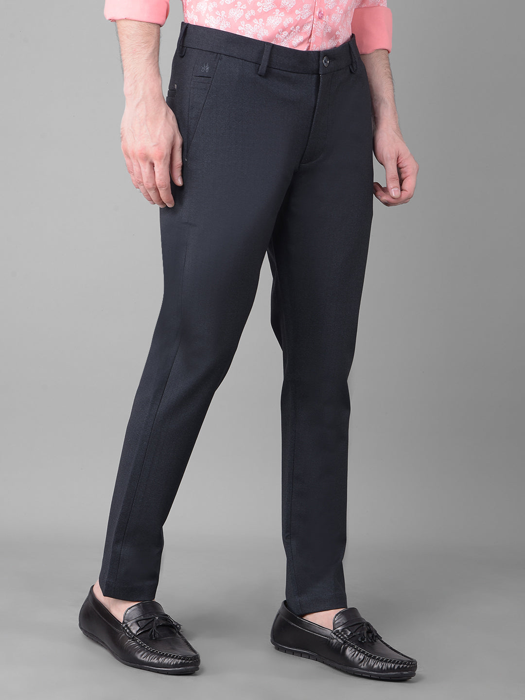 Black Trousers-Men Trousers-Crimsoune Club