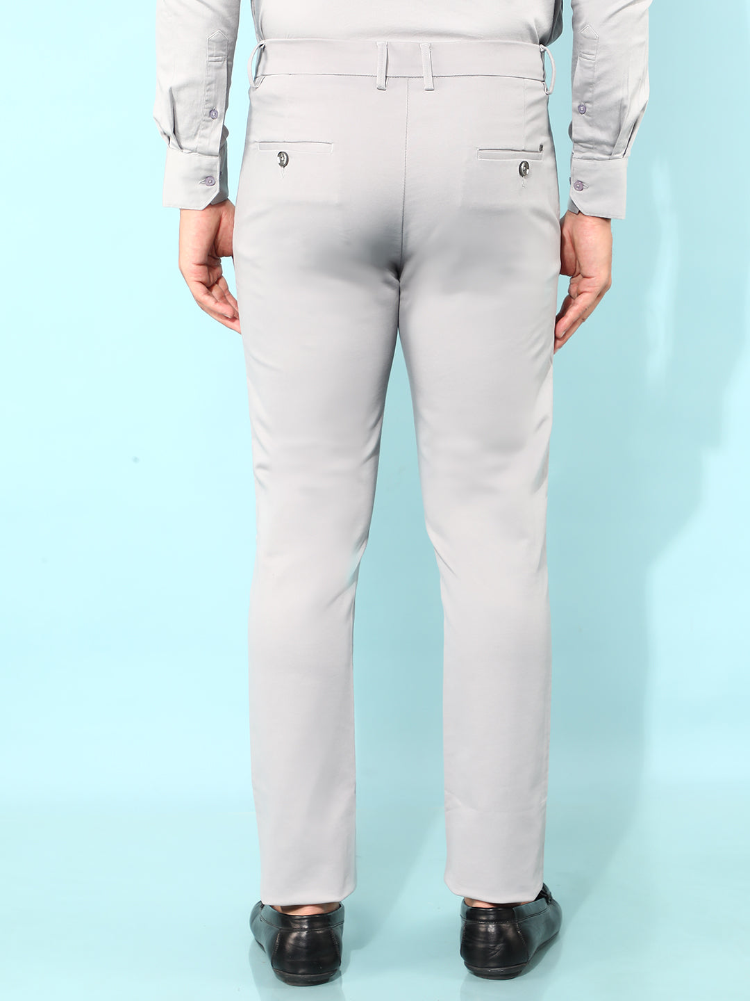 Grey Trousers-Men Trousers-Crimsoune Club