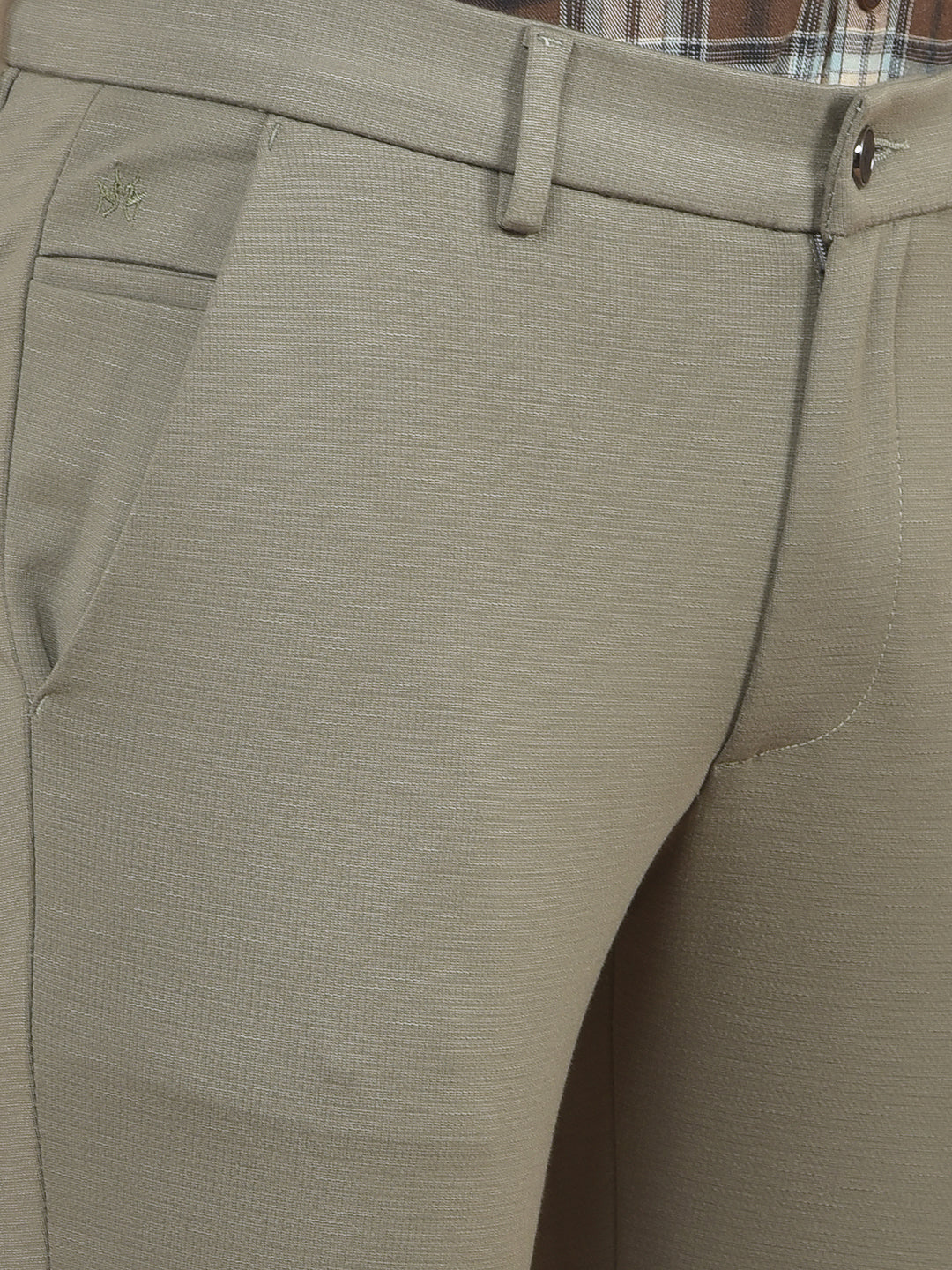 Grey Stretchable Trousers-Men Trousers-Crimsoune Club