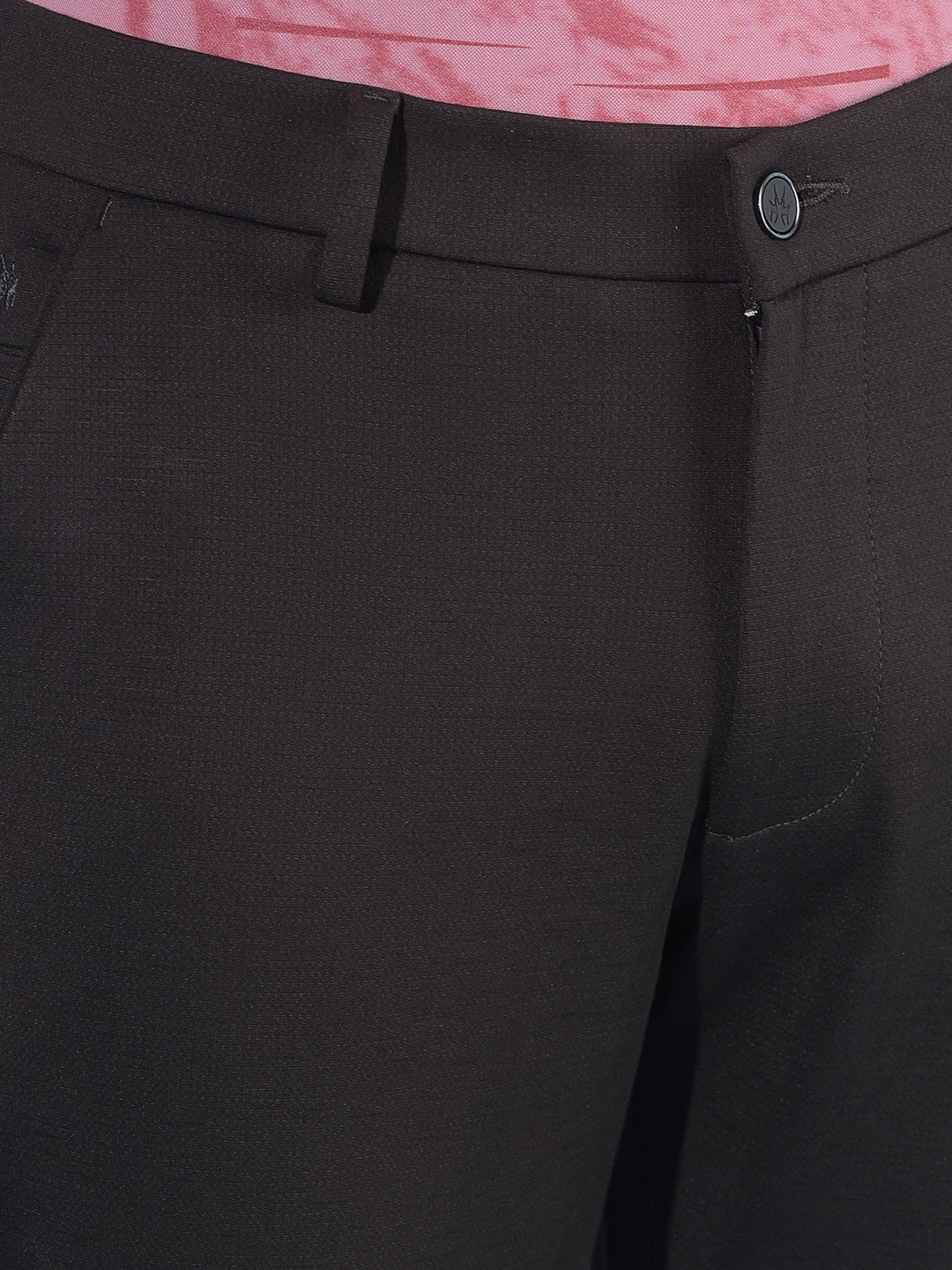 Olive Stretchable Trousers-Men Trousers-Crimsoune Club