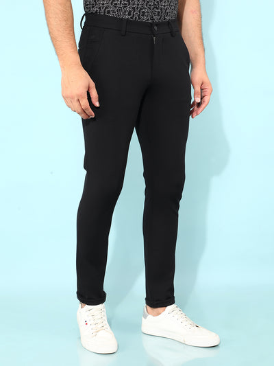 Black Trousers-Men Trousers-Crimsoune Club