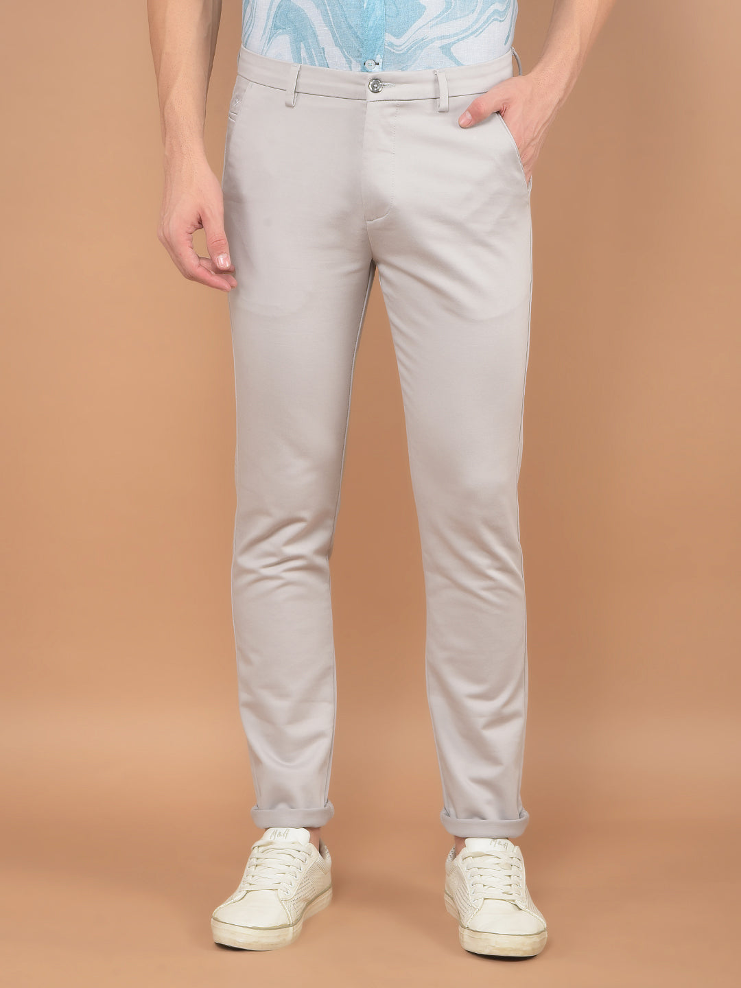 Grey Trousers-Men Trousers-Crimsoune Club