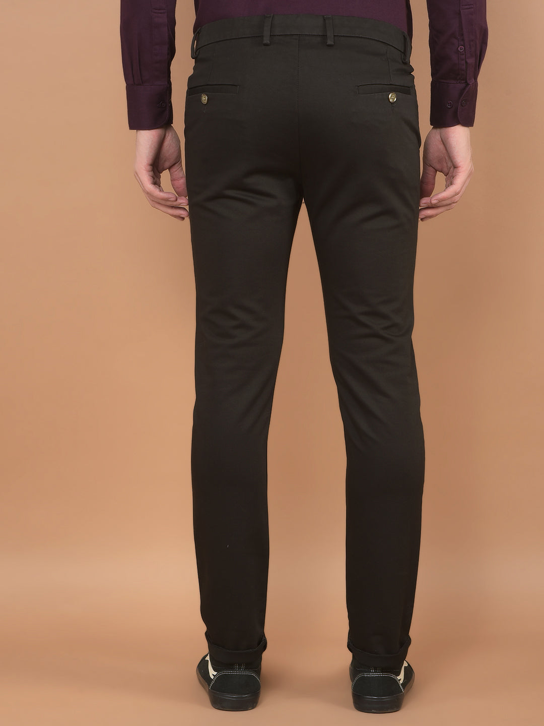 Brown Trousers-Men Trousers-Crimsoune Club