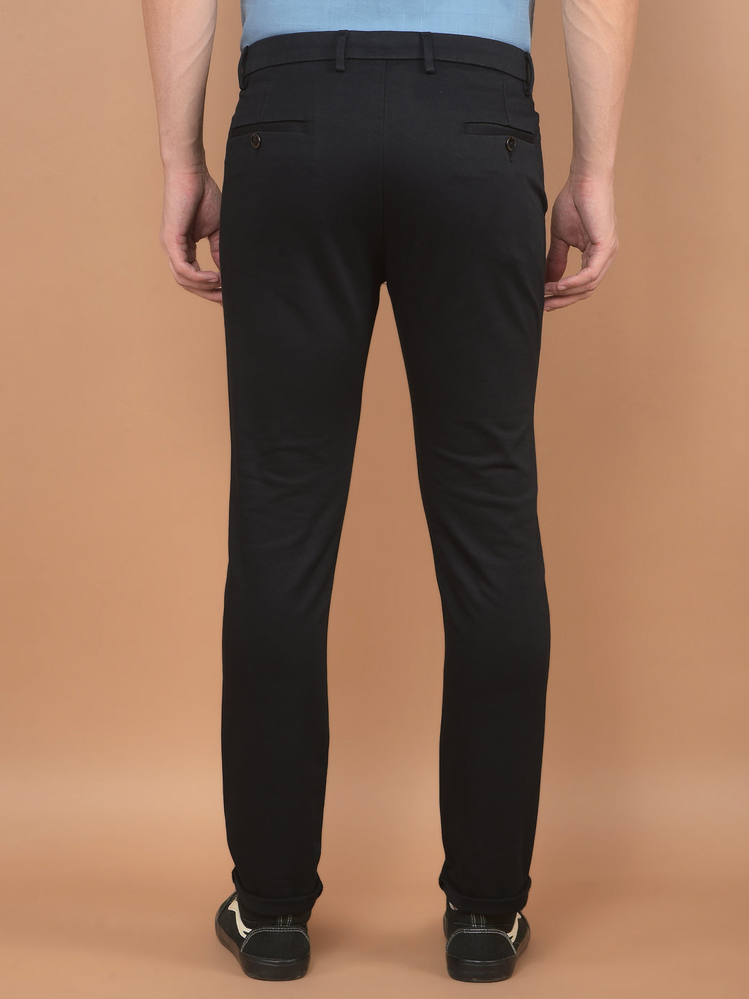 Black Trousers-Men Trousers-Crimsoune Club