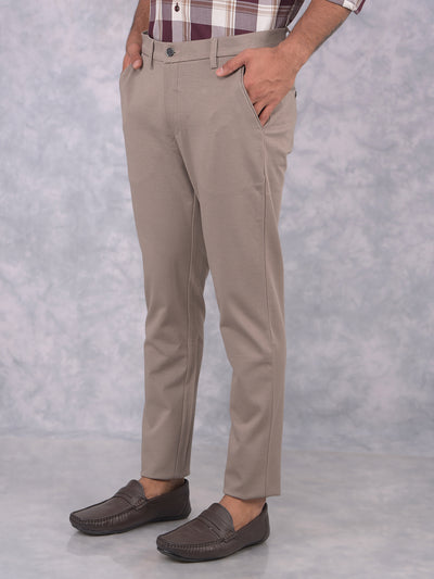 Khaki Trousers-Men Trousers-Crimsoune Club