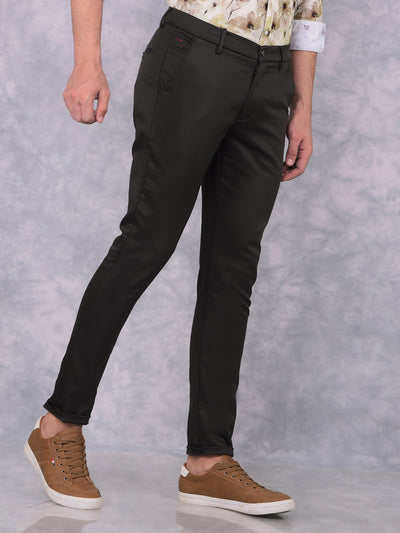 Olive Trousers-Men Trousers-Crimsoune Club