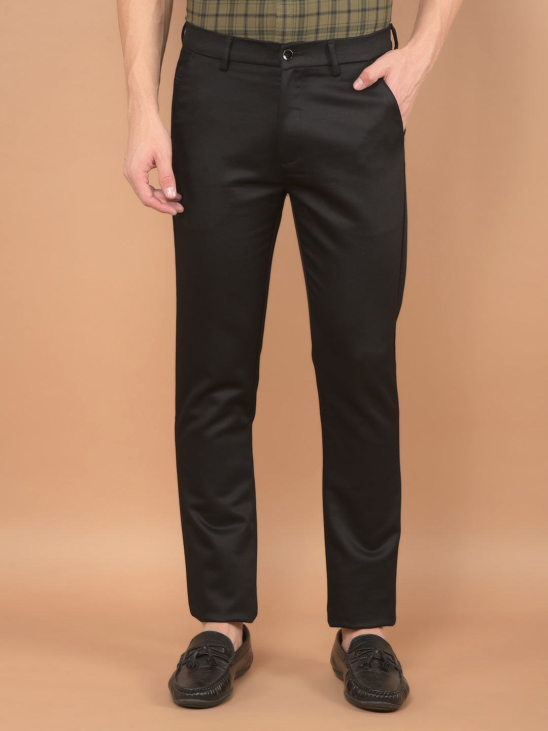 Black Trousers-Men Trousers-Crimsoune Club