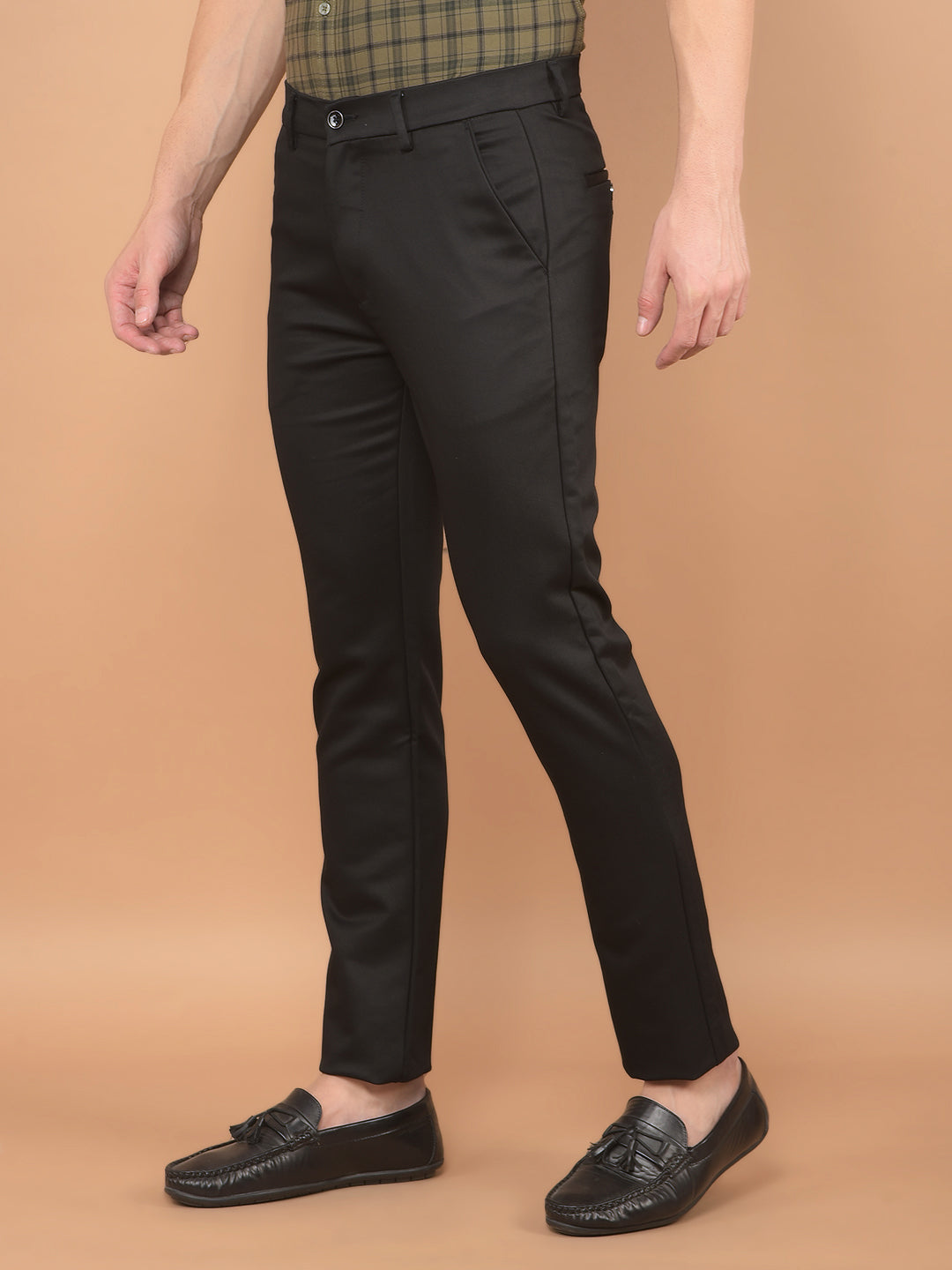 Black Trousers-Men Trousers-Crimsoune Club