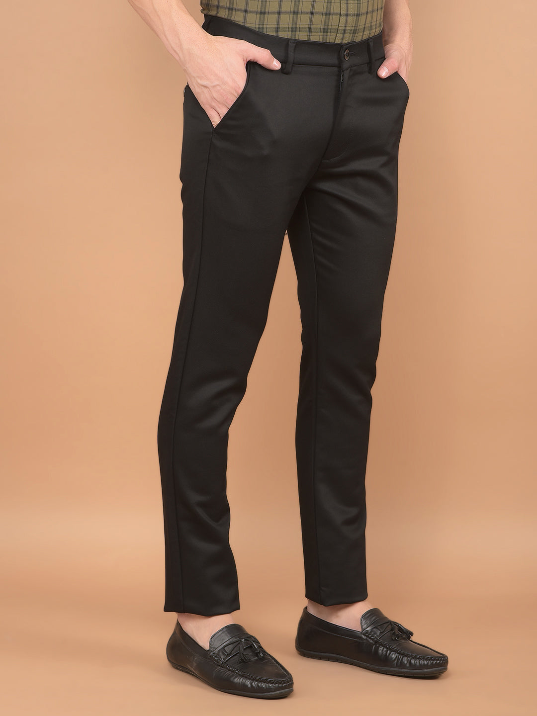 Black Trousers-Men Trousers-Crimsoune Club