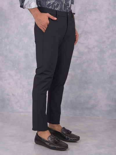 Black Trousers-Men Trousers-Crimsoune Club