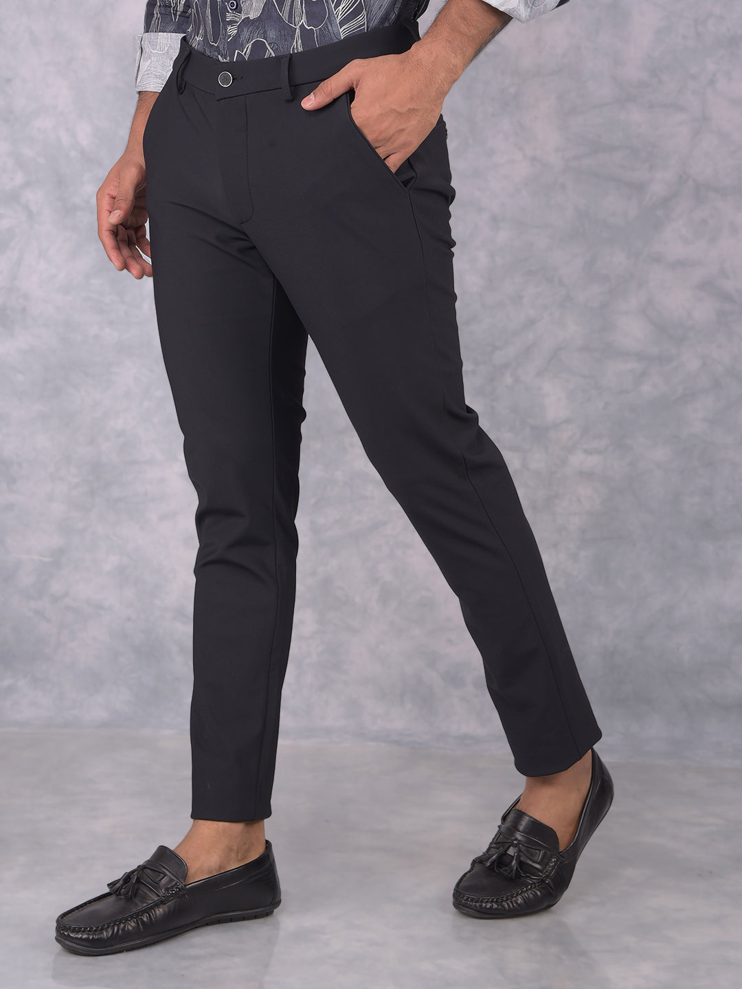 Black Trousers-Men Trousers-Crimsoune Club