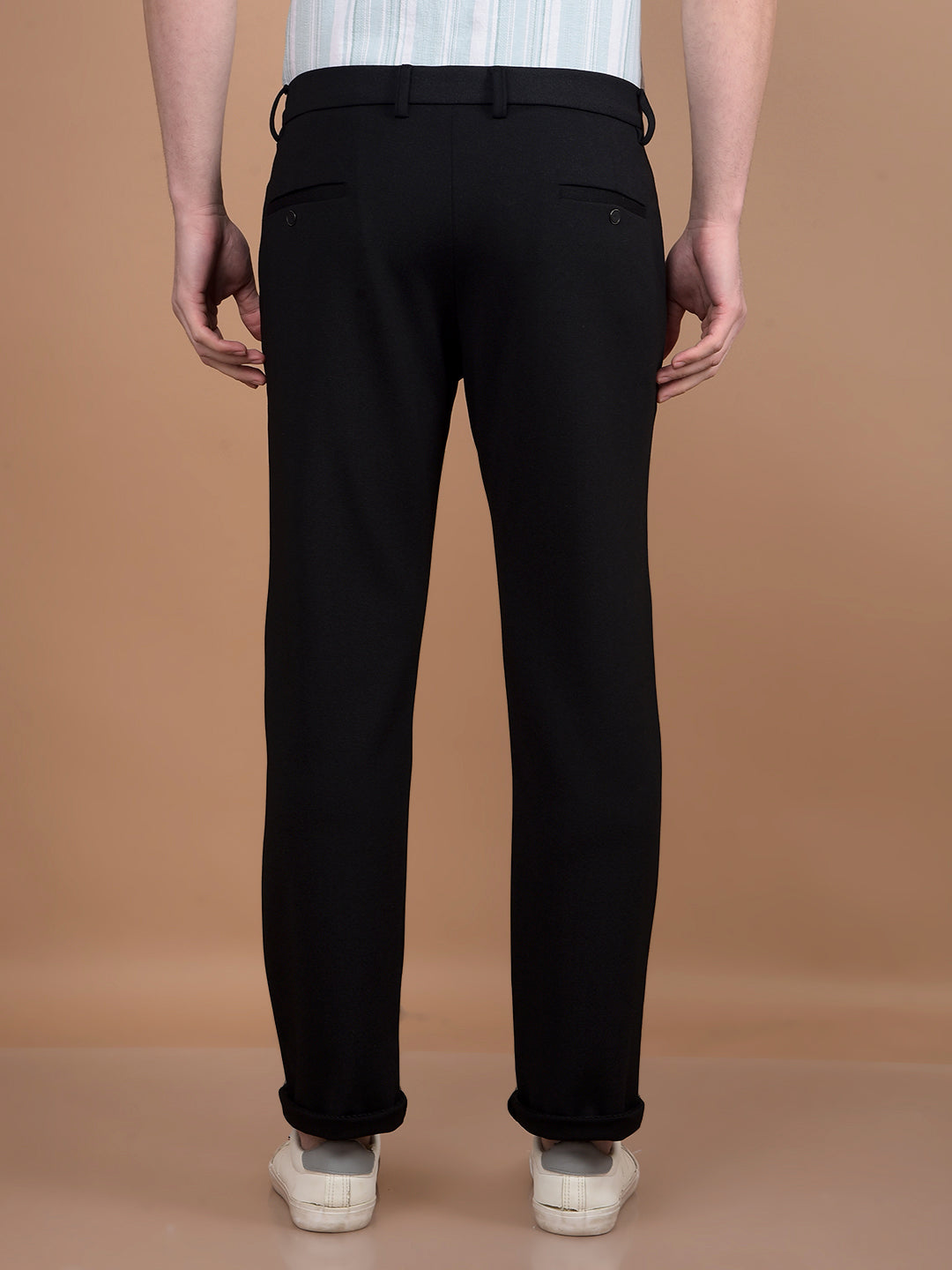 Black Trousers-Men Trousers-Crimsoune Club