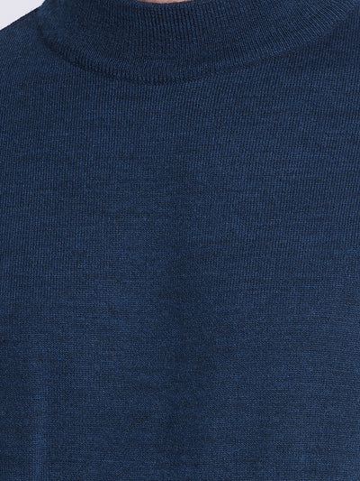 Navy Blue Sweater-Men Sweaters-Crimsoune Club