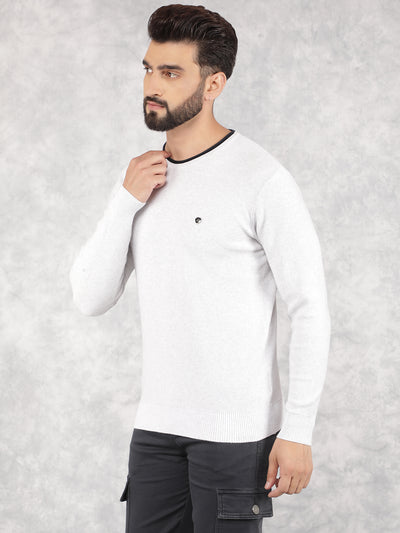 Grey Sweater-Men Sweaters-Crimsoune Club