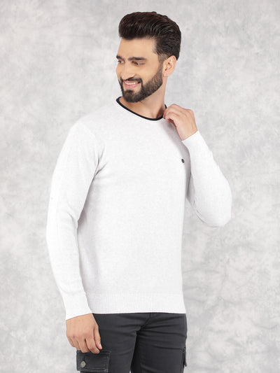 Grey Sweater-Men Sweaters-Crimsoune Club