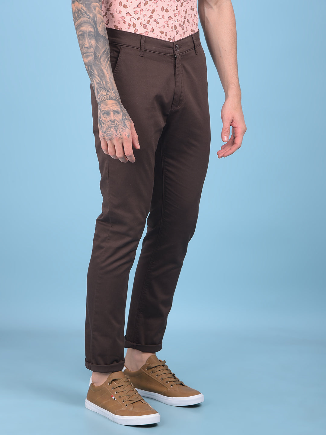 Grey Trousers-Men Trousers-Crimsoune Club