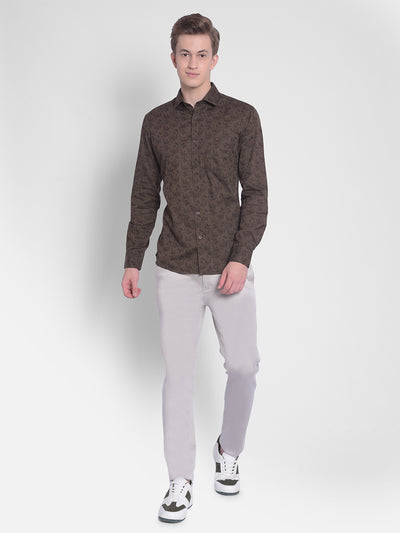 Grey Trousers-Men Trousers-Crimsoune Club