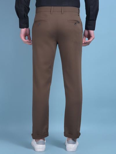 Brown Trousers-Men Trousers-Crimsoune Club