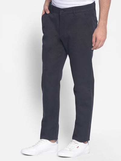 Black Trousers-Men Trousers-Crimsoune Club